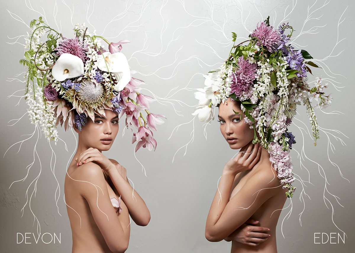 gina kiel Verity Griffiths Arneka Grosvenor 62 Models eden devon tanya barlow hair make-up Flowers on Franklin auckland New Zealand Flowers