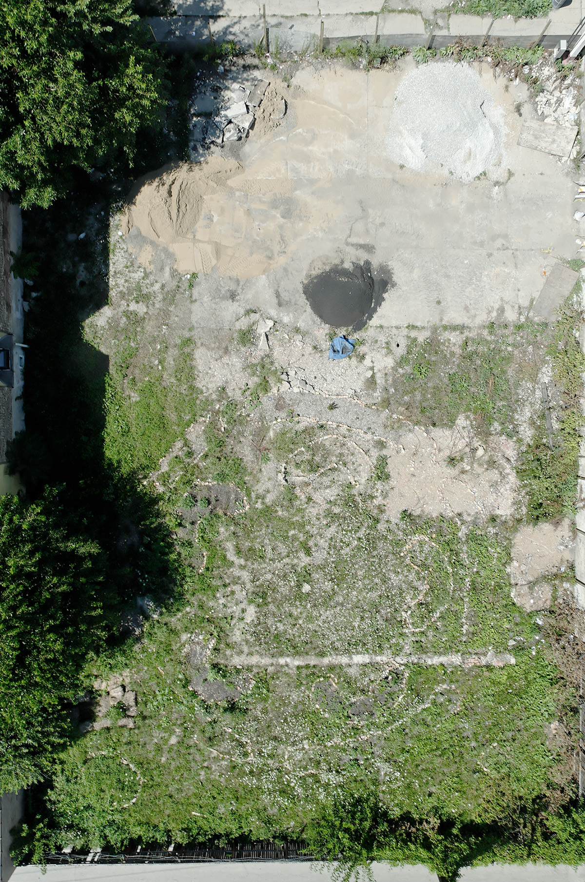 chicago Aerial Photography Landscape Urban prairie terrain vague empty lots installation