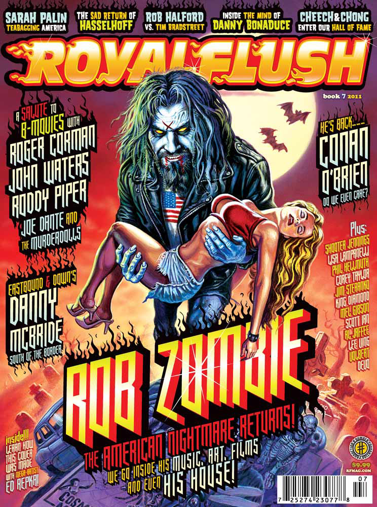 royal Flush magazine  rob zombie Ed Repka Josh Bernstein 