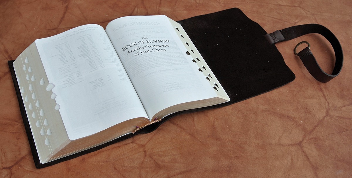 leather bible scriptures Leather Binding binding Custom religious Book of Mormon LDS book jesus God prayer holy Christian