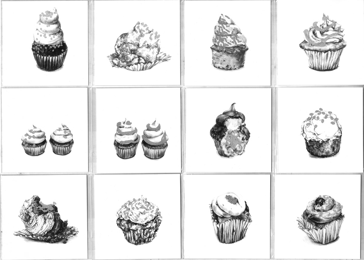 thesis cupcakes bulimia nervosa Eating disorder edible illustration medical illustration