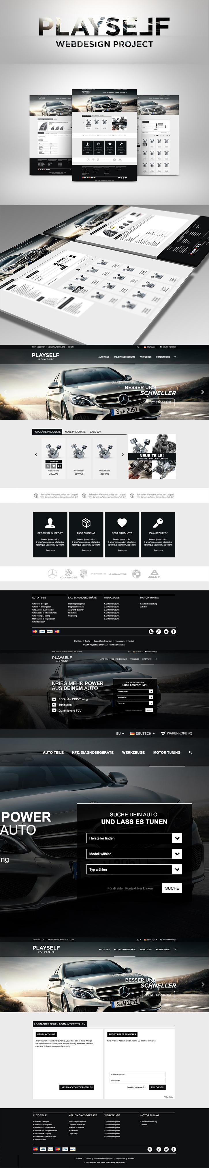 Web design Webdesign car Website