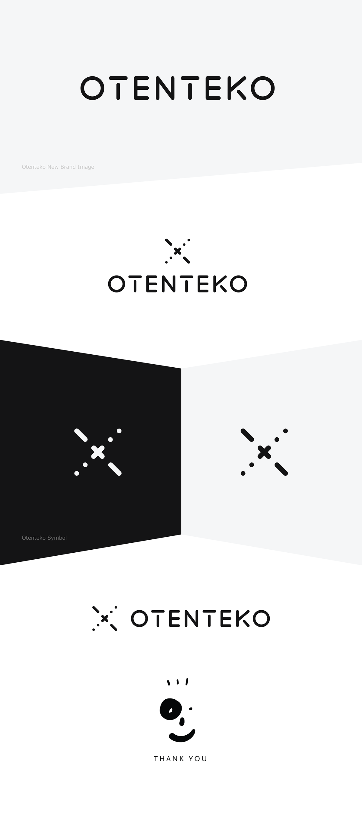 Otenteko brand new logo Logotype symbol logos naming Adobe Portfolio