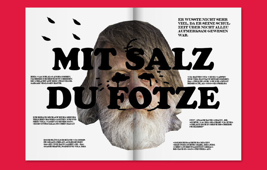 magazin magazine fetti munich sterben in München print cover fettschwein brochure Fun humor