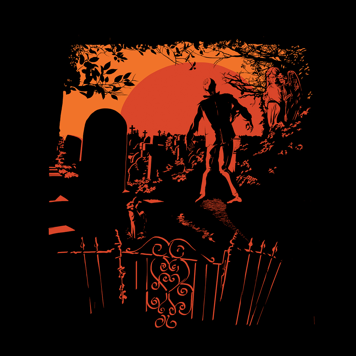zombies Halloween graveyard cemetery horror