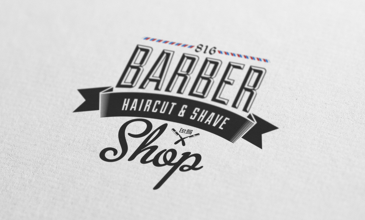 vintage Label free download barber shop Retro grunge adobe illustrator vector editable