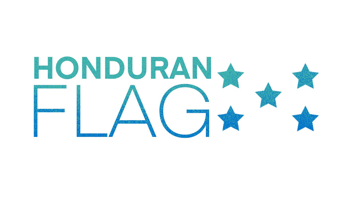 Honduras flag animation  Bandera Latin