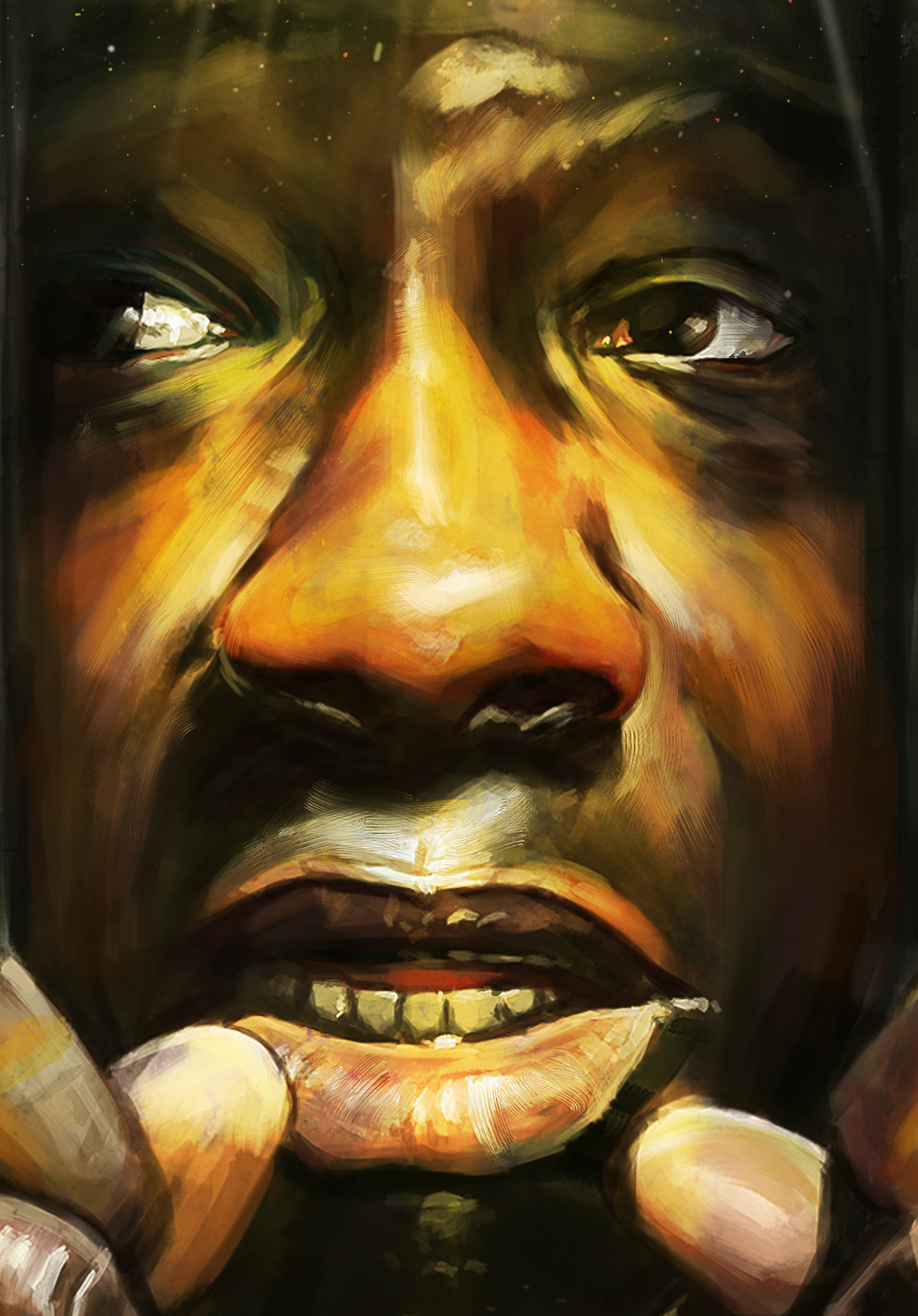 the green mile Stephen King Frank Darabont movie poster digital painting Oil Painting Fan Art portrait