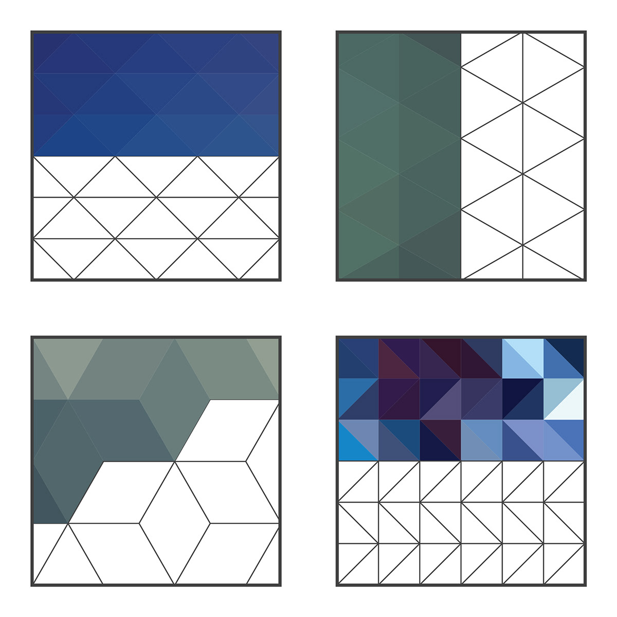 geometric pattern Triangles background