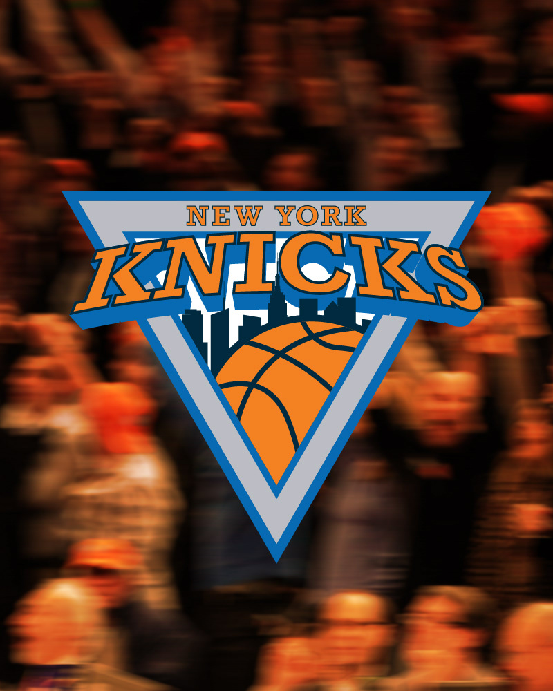 New York NY new york knicks Knicks NBA fans basket basketball sky high Knicks 2014 logo rebranding usa Carmelo Anthony Melo