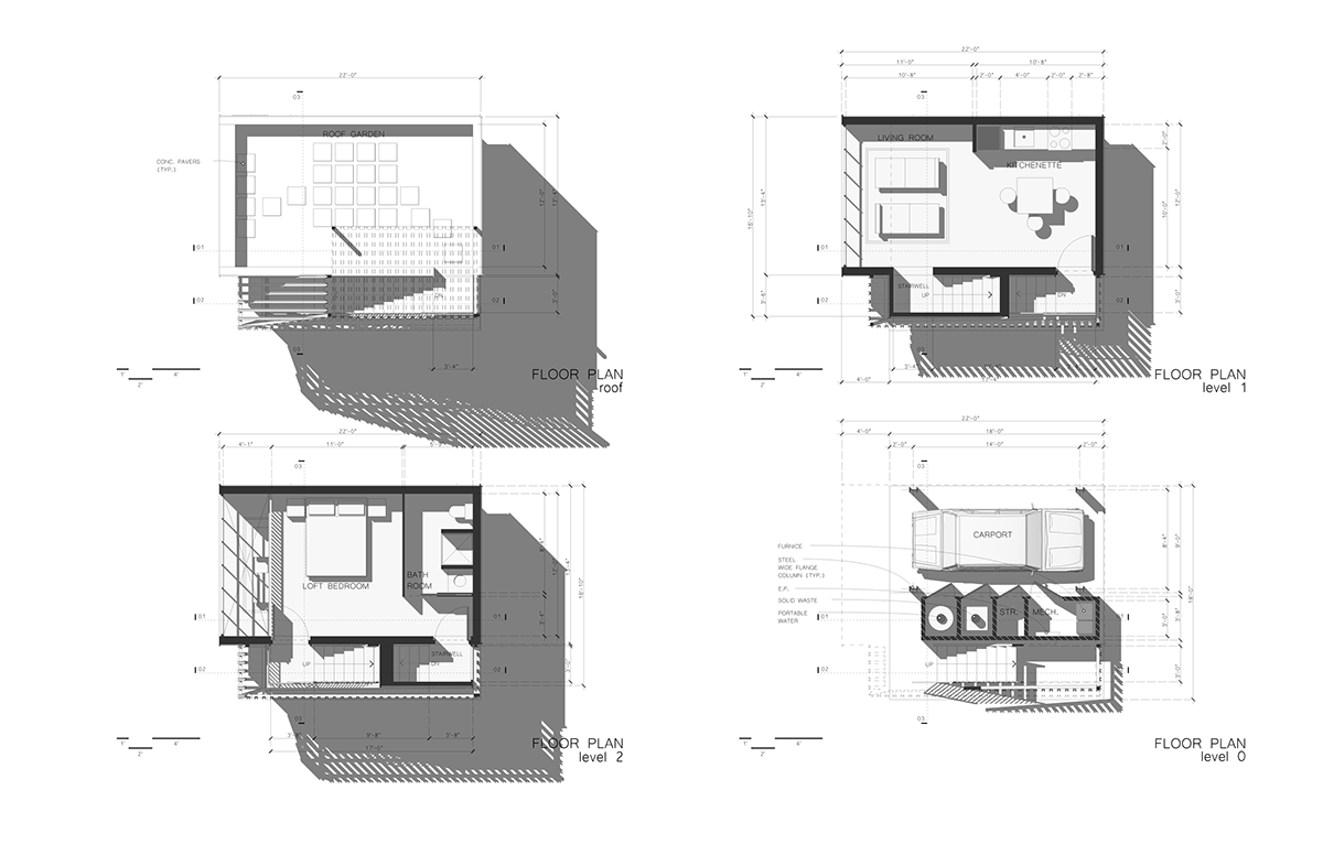 architecture columbus design jbad Machine Living modern Parking Lot tinyhome Urban Design COVID19