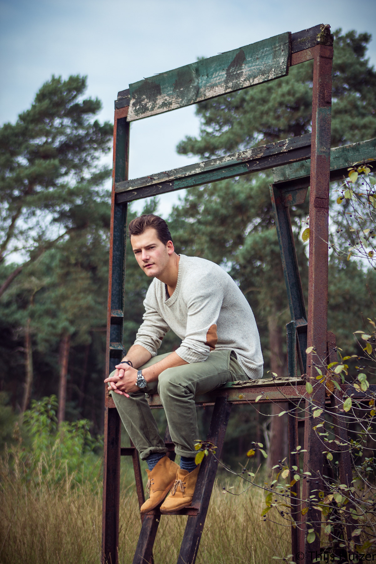 photo model woods Nature Netherlands boy Clothing brand hip Hipster forrest SKY beautifull
