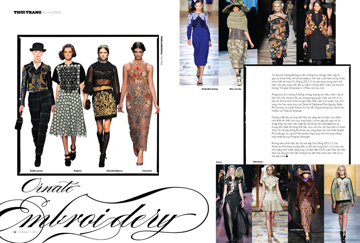handwritten Fashion Trend Layout Design magazine