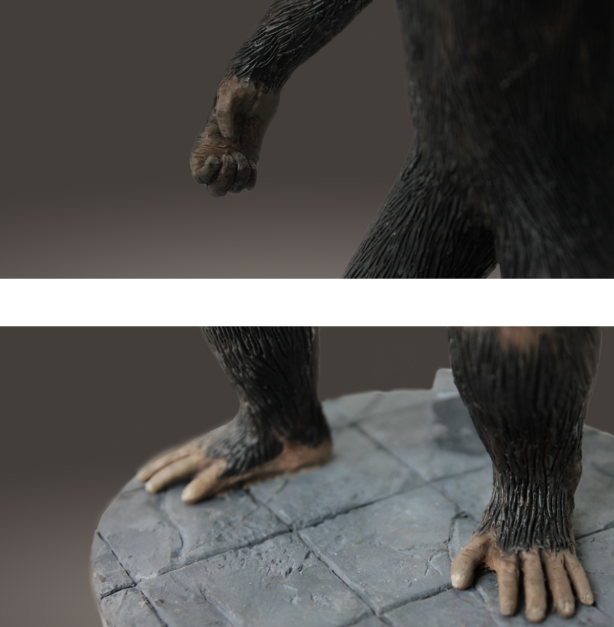 ape Caesar clay Plasticine sculpture Action Figure