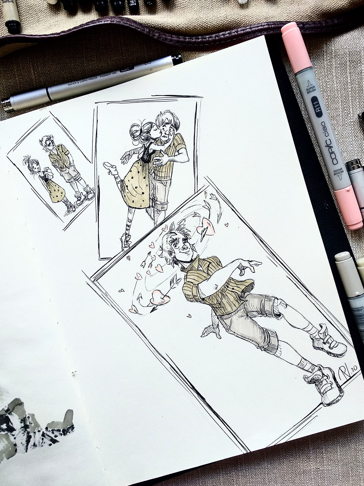 characterdesign conceptart Drawing  drawingdaily funnystories ILLUSTRATION  ink inktober inktober2020 traditionaldrawing