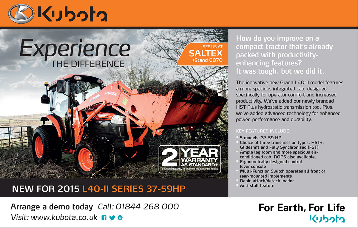 advert Promotion Kubota GL40 Series agriculture farming machinary