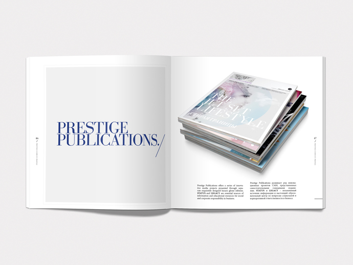 prestige design creative company profile graphic design  Layout Luxury Magazine Photo Manipulation 