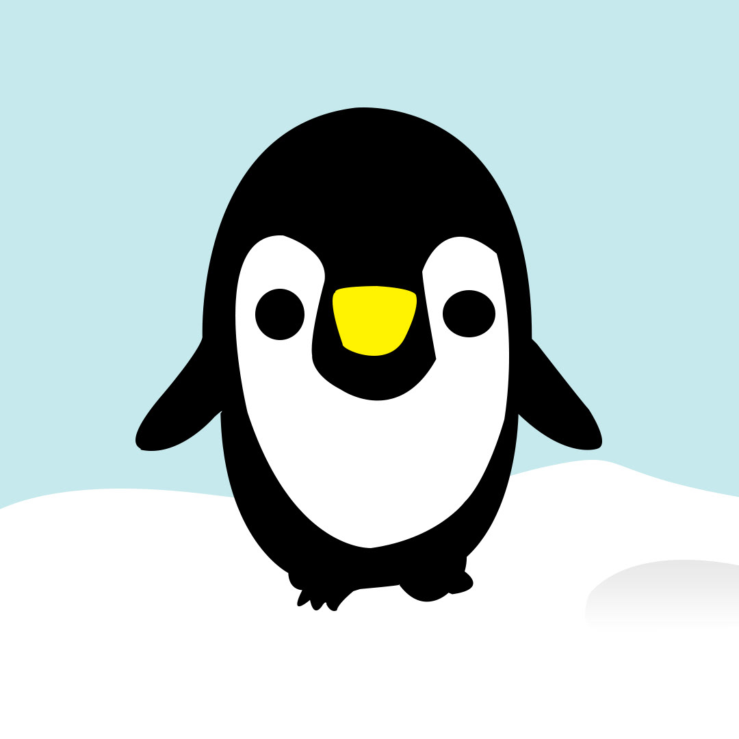 graphic design  penguin portfolio design Creativity Viral Behance adobe illustrator