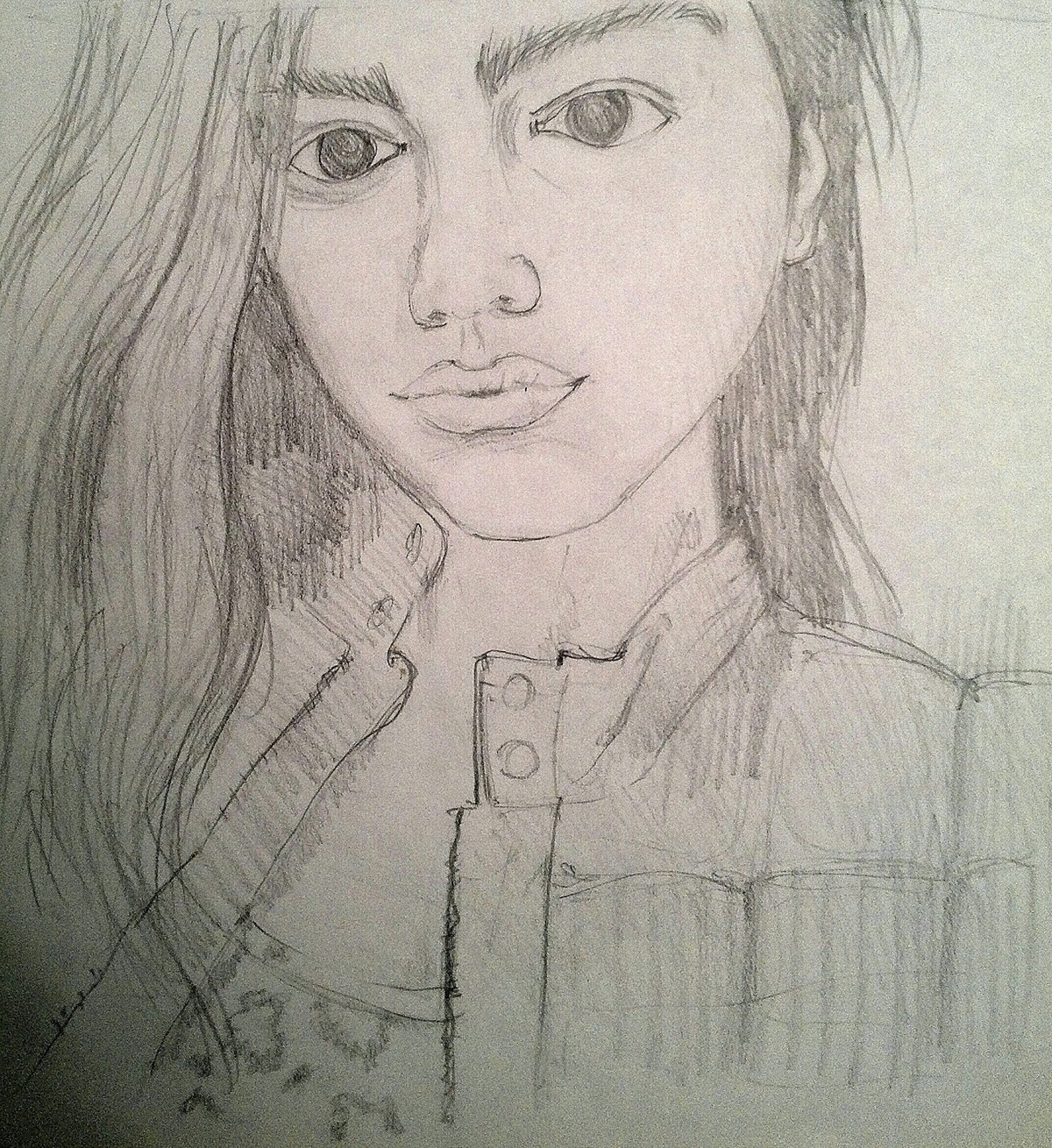 portrait paper sketch Drawing 