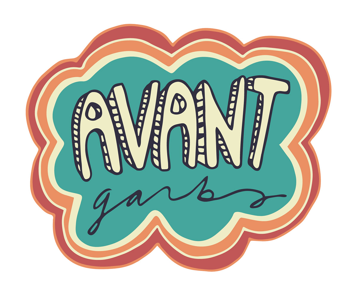 avant garb Clothing brochure business clothes vintage Retro store