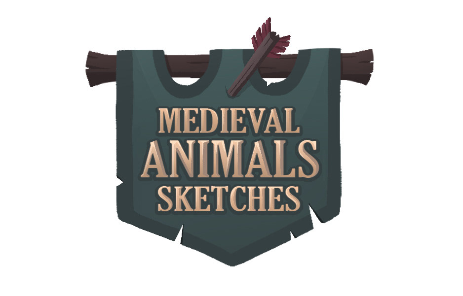 animals cats Character design  characters dessin dogs Drawing  ILLUSTRATION  medieval sketch