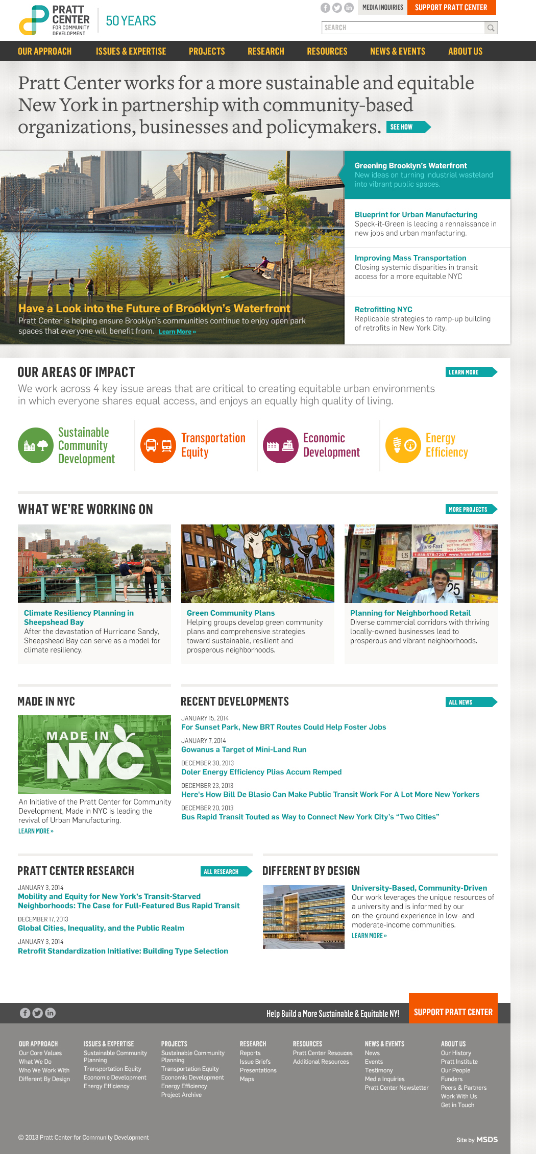 Website New York Policy Education environment community nonprofit non-profit