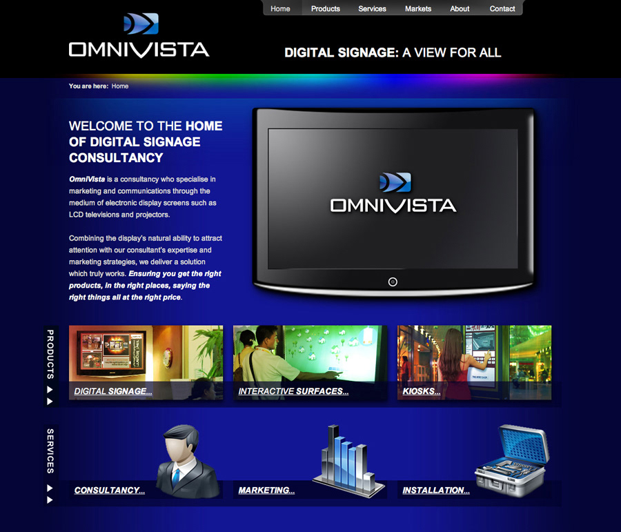 Website Signage digital