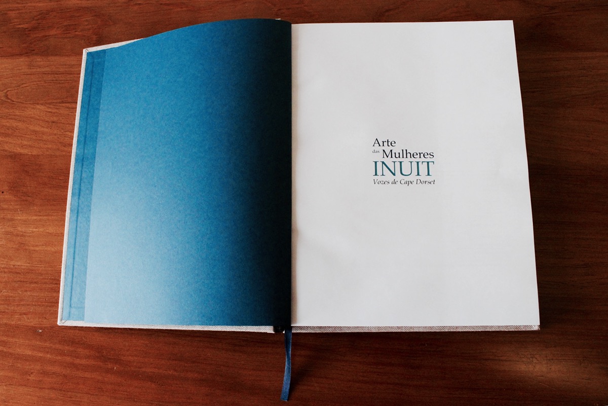 book graphic editorial design VASCO print Inuit woman paper edit design de comunicação Lisbon Livro
