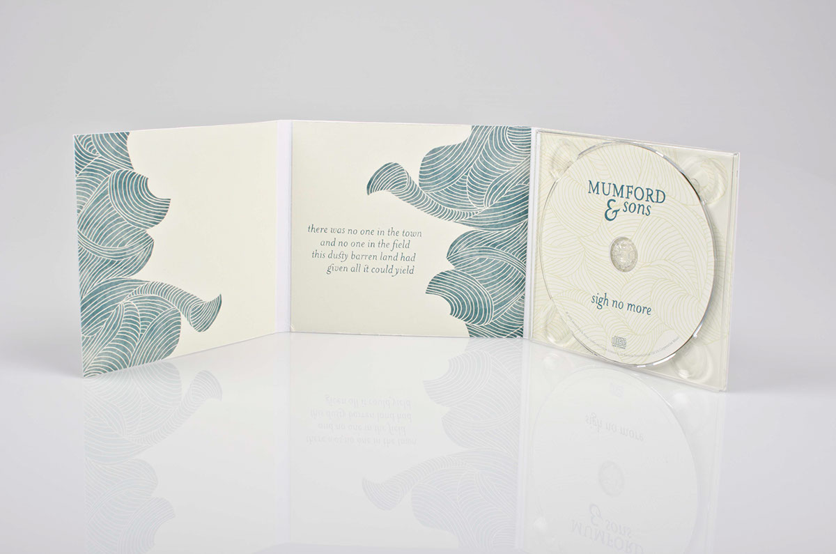 CD cover mumford & sons redesign student project