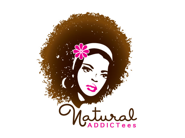 logo tshirt natural africanamerican fro hair Blackwomen naturalbeauty