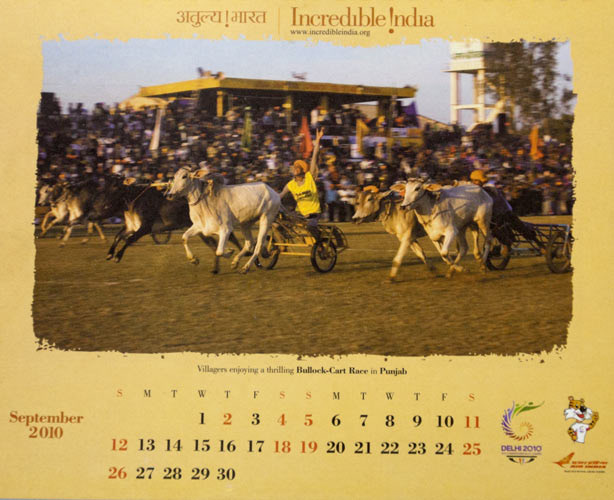calendar icc calendar Incredible India