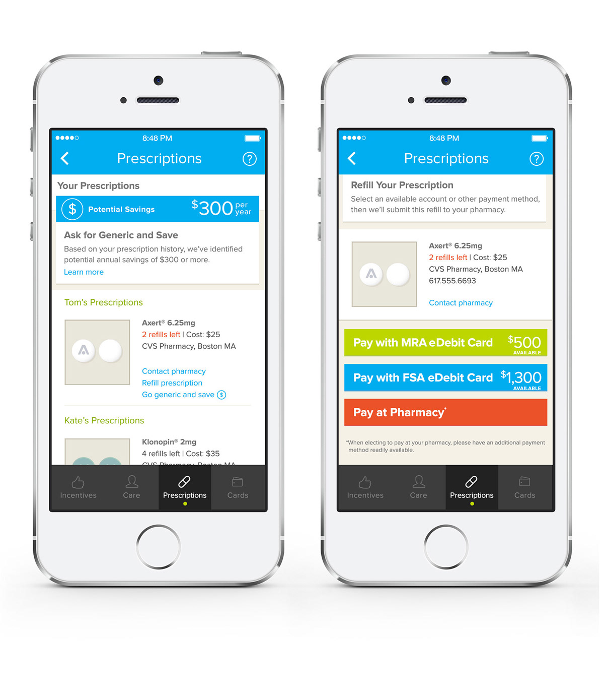app design spec work Health Insurance Pharma