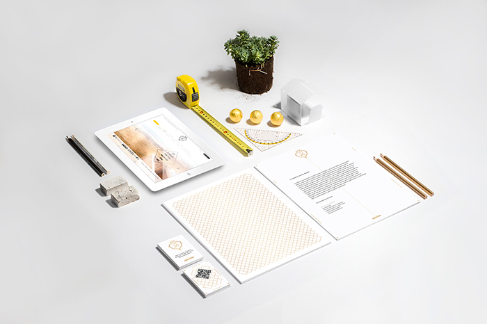 solar decathlon California house future corporate identity business card paper