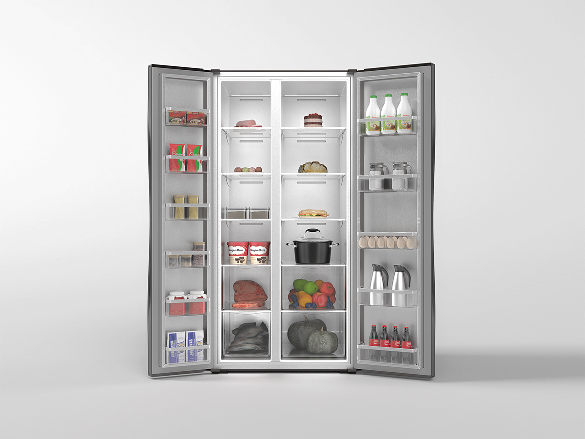 fridge refrigerator Electronics living minimal simple design idea objet lifestyle
