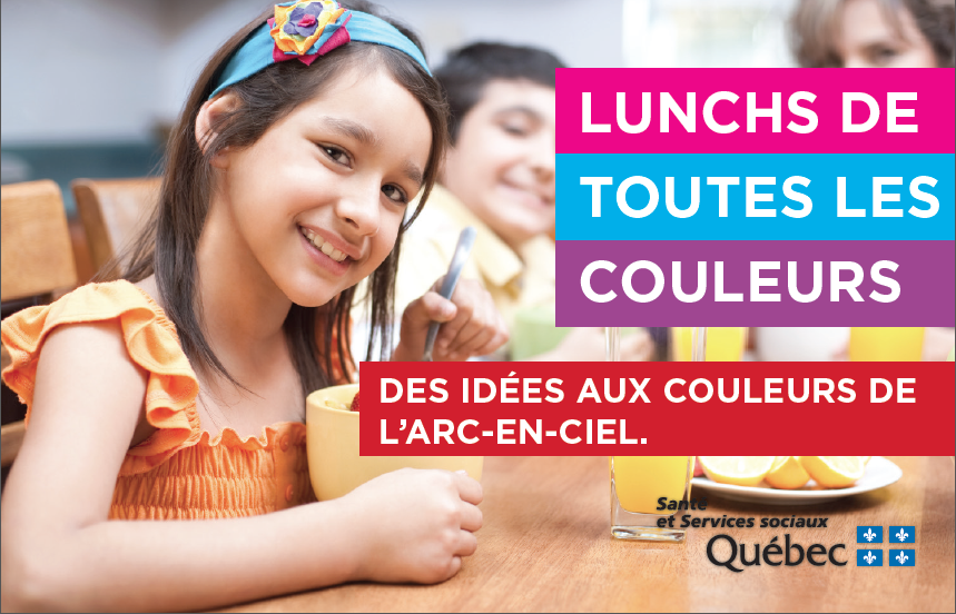 lunchs lunch couleurs colors all toutes arc-en-ciel rainbow Quebec