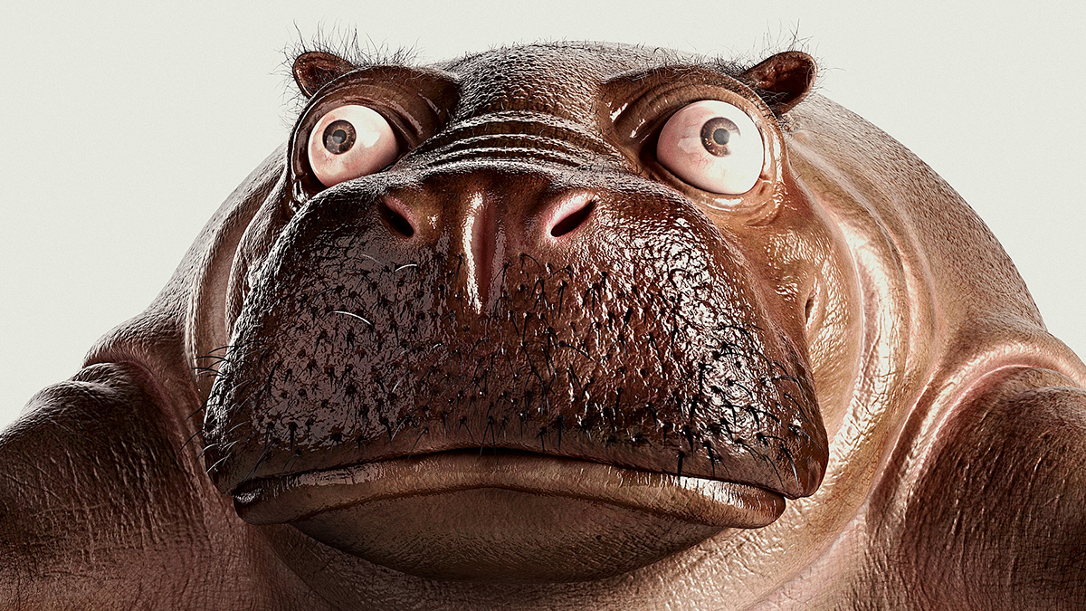 BIG STUDIOS studios big Character design CGI Fun hipo hipoppotamus