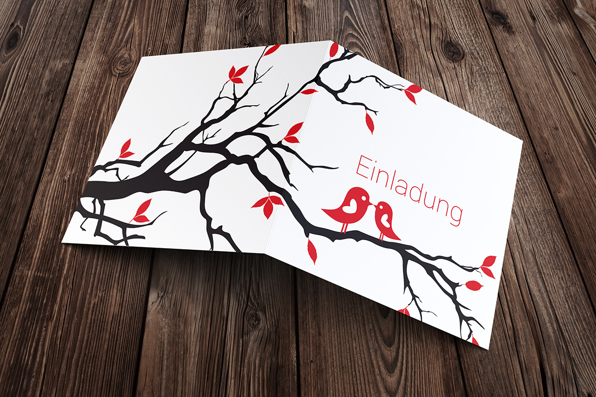 birds wedding wedding invitation invite birds wedding card Invitation Card save the date modern minimalistic