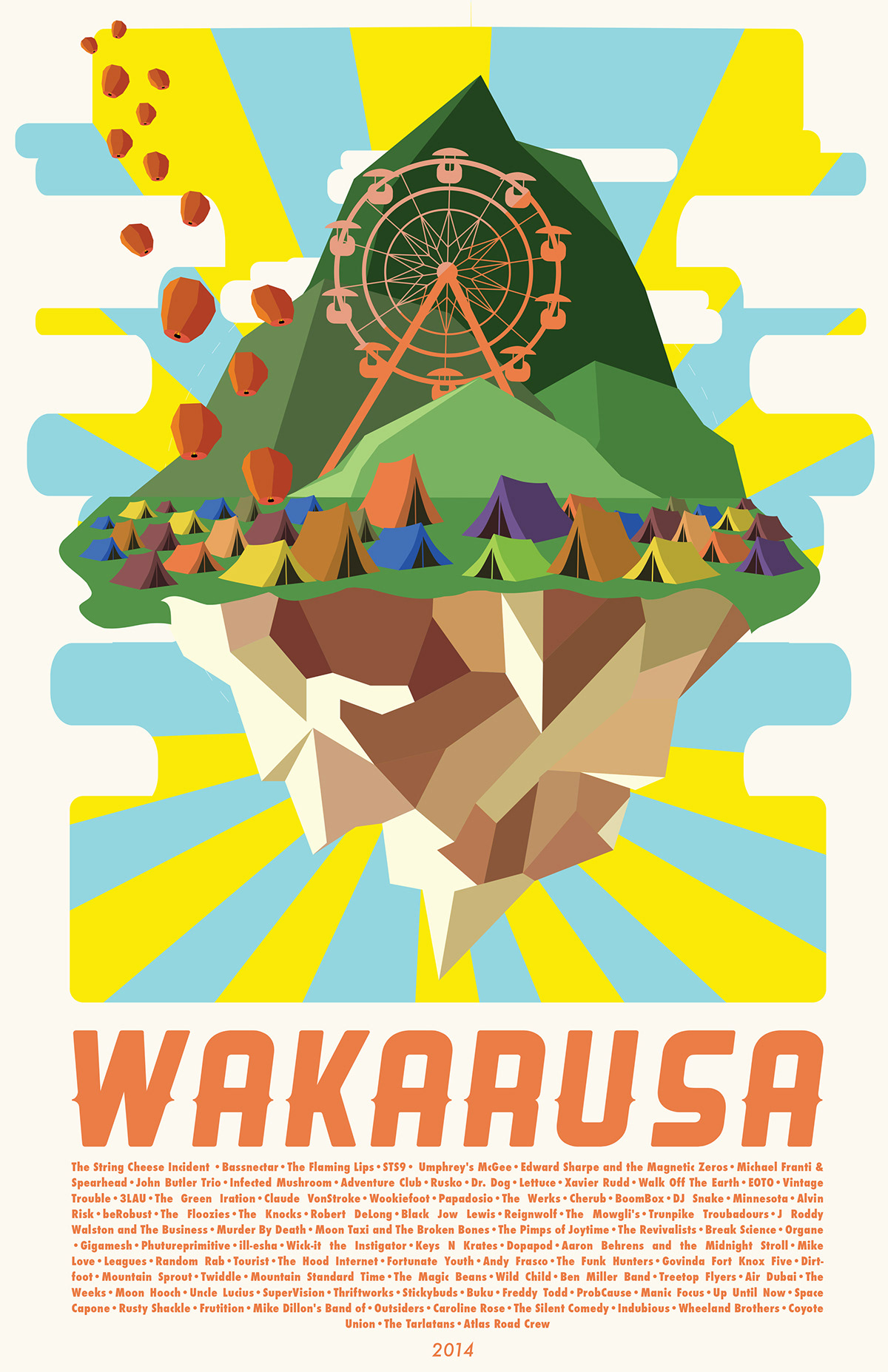 Wakarusa Poster Design poster contest