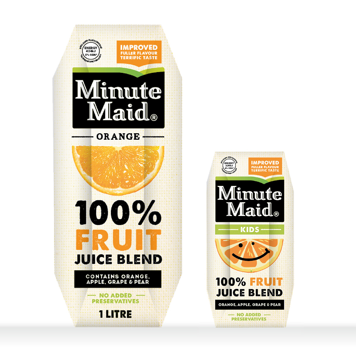 Packaging for juice Energy Milk ensure