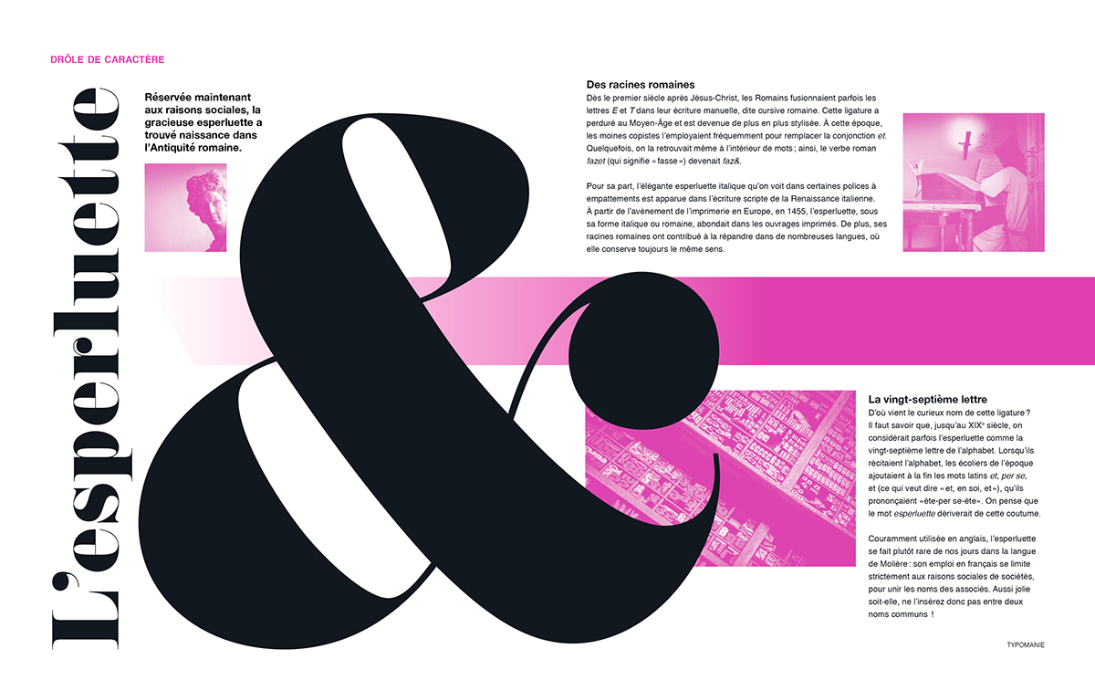 typography   magazine Layout ampersand history editorial magazine layout grid spread
