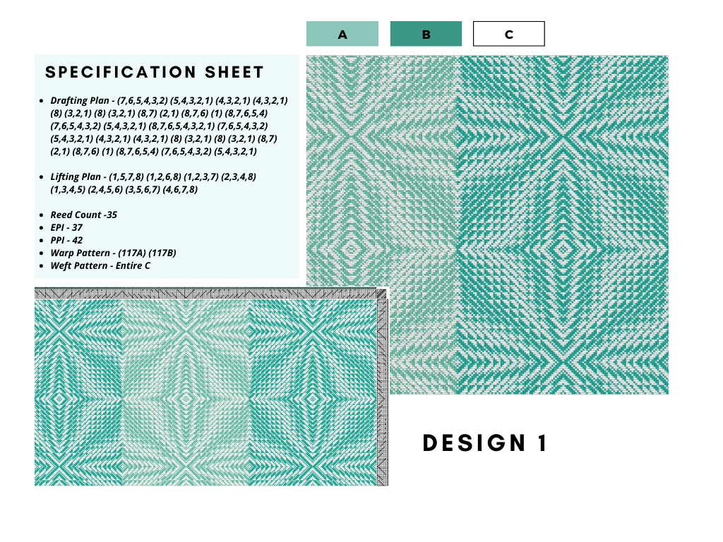 cadweave dobby textile design  Weave Design weaves