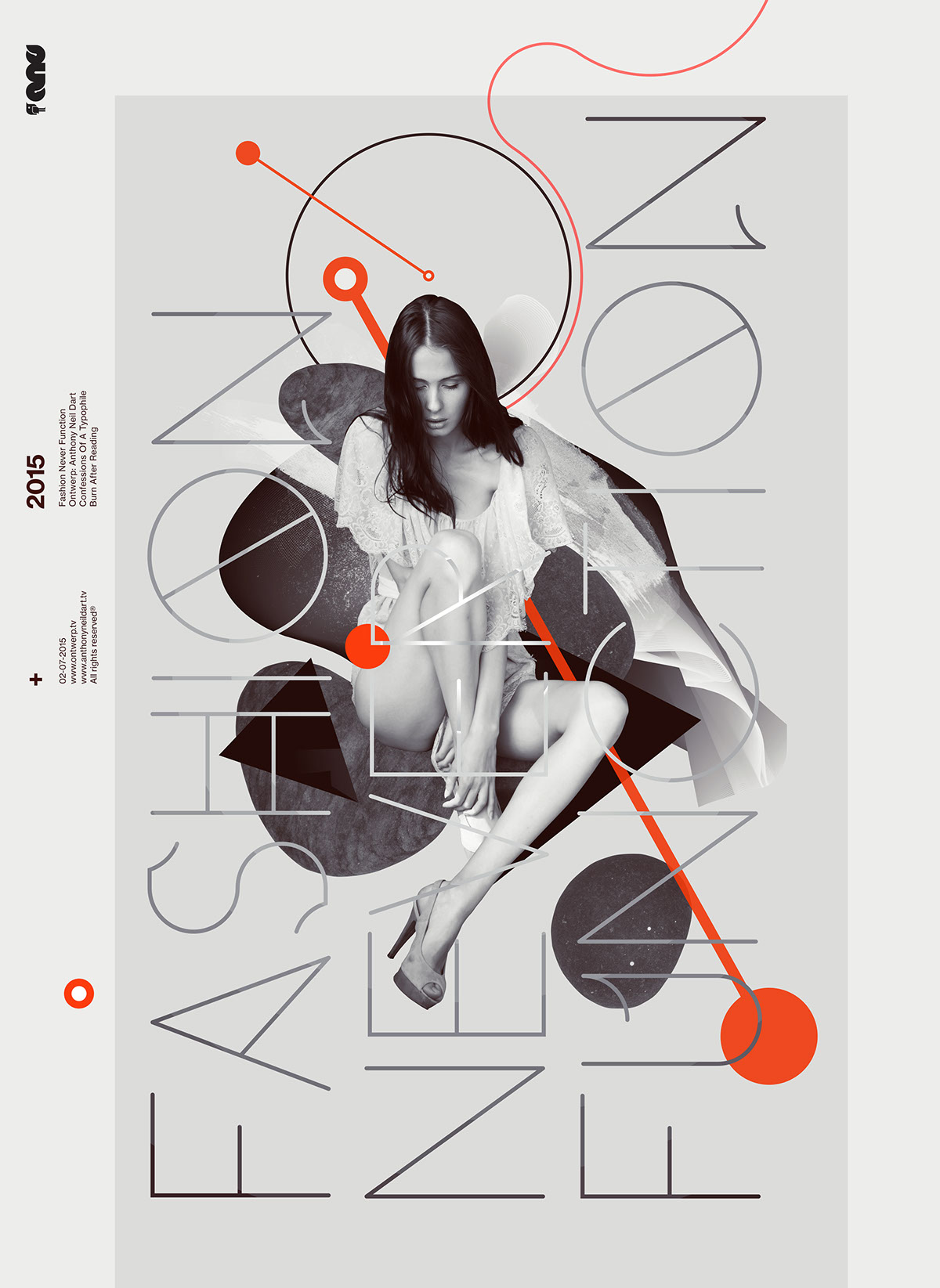 print poster digital typographic minimal