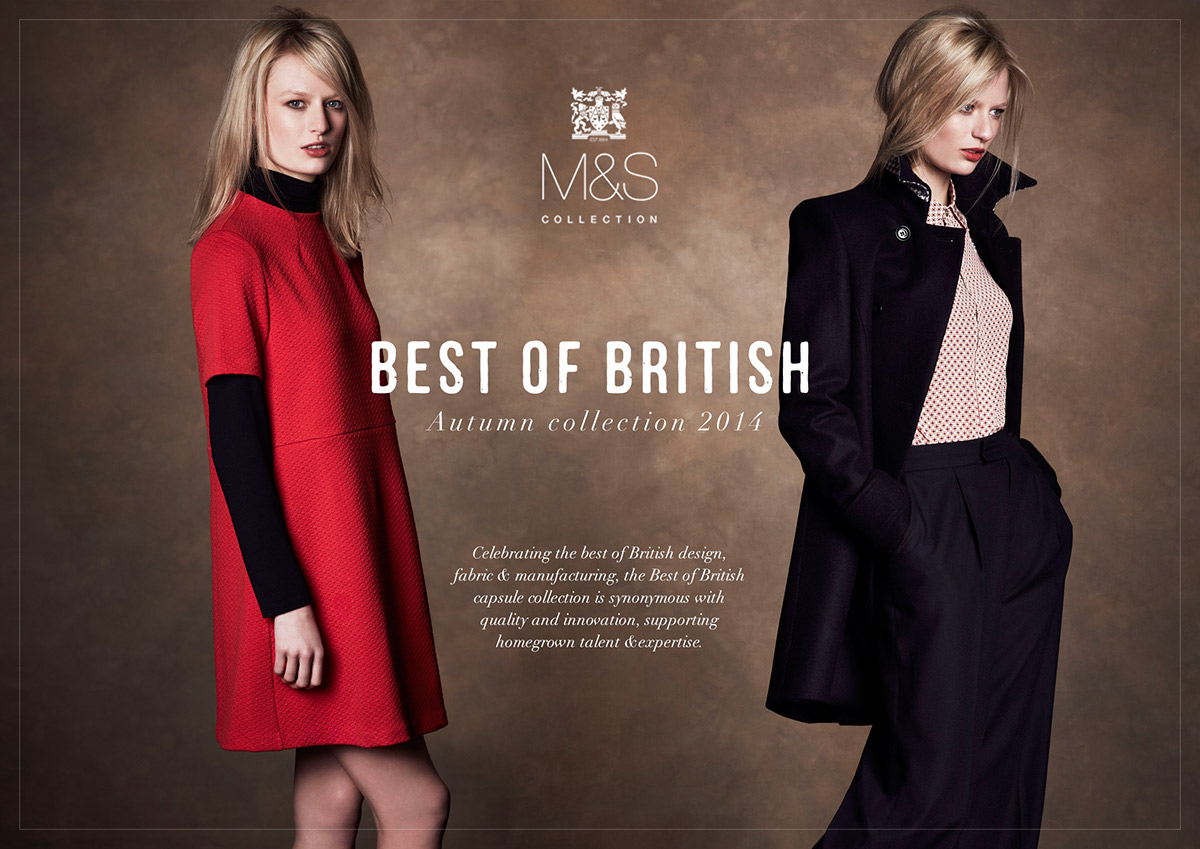 Best of British M&S marks and spencer design luxury brand high street british Ecommerce Retail Retail design
