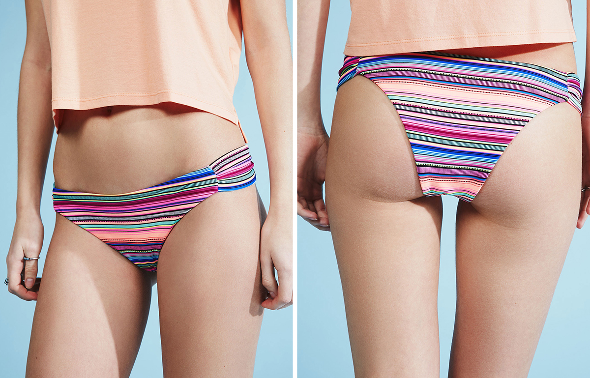 stripes swimwear bikini print design summer