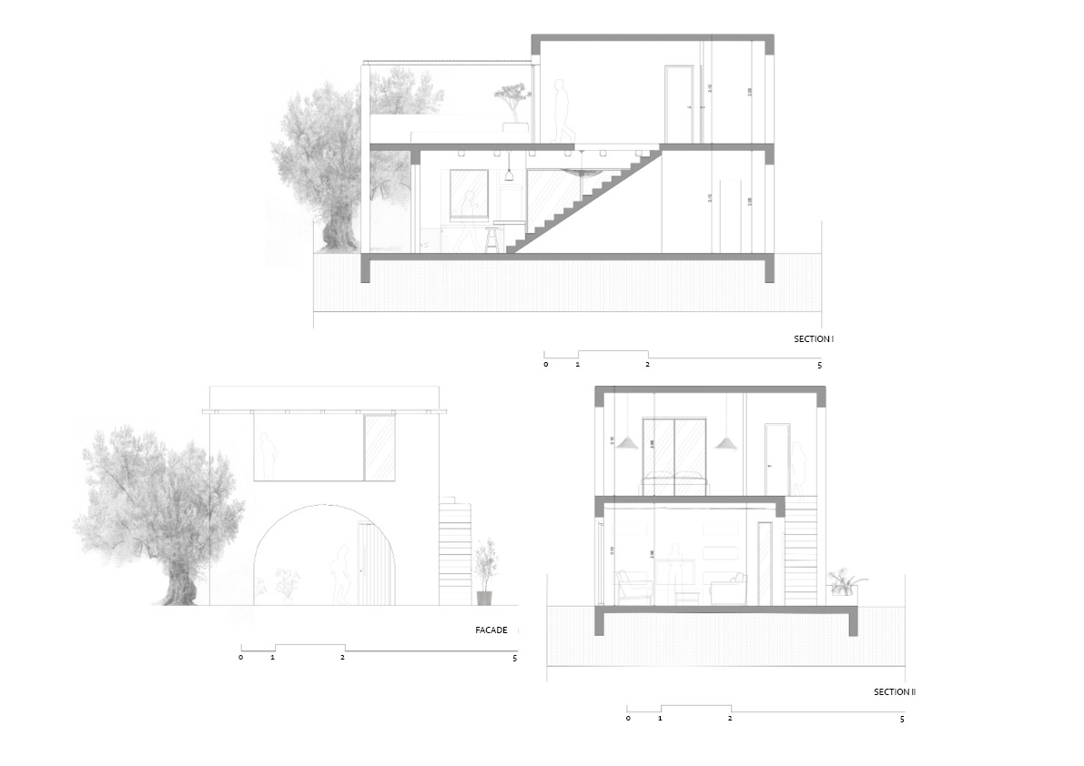 concept design design digital illustration Drawing  Holiday house interior design  Residence sketch