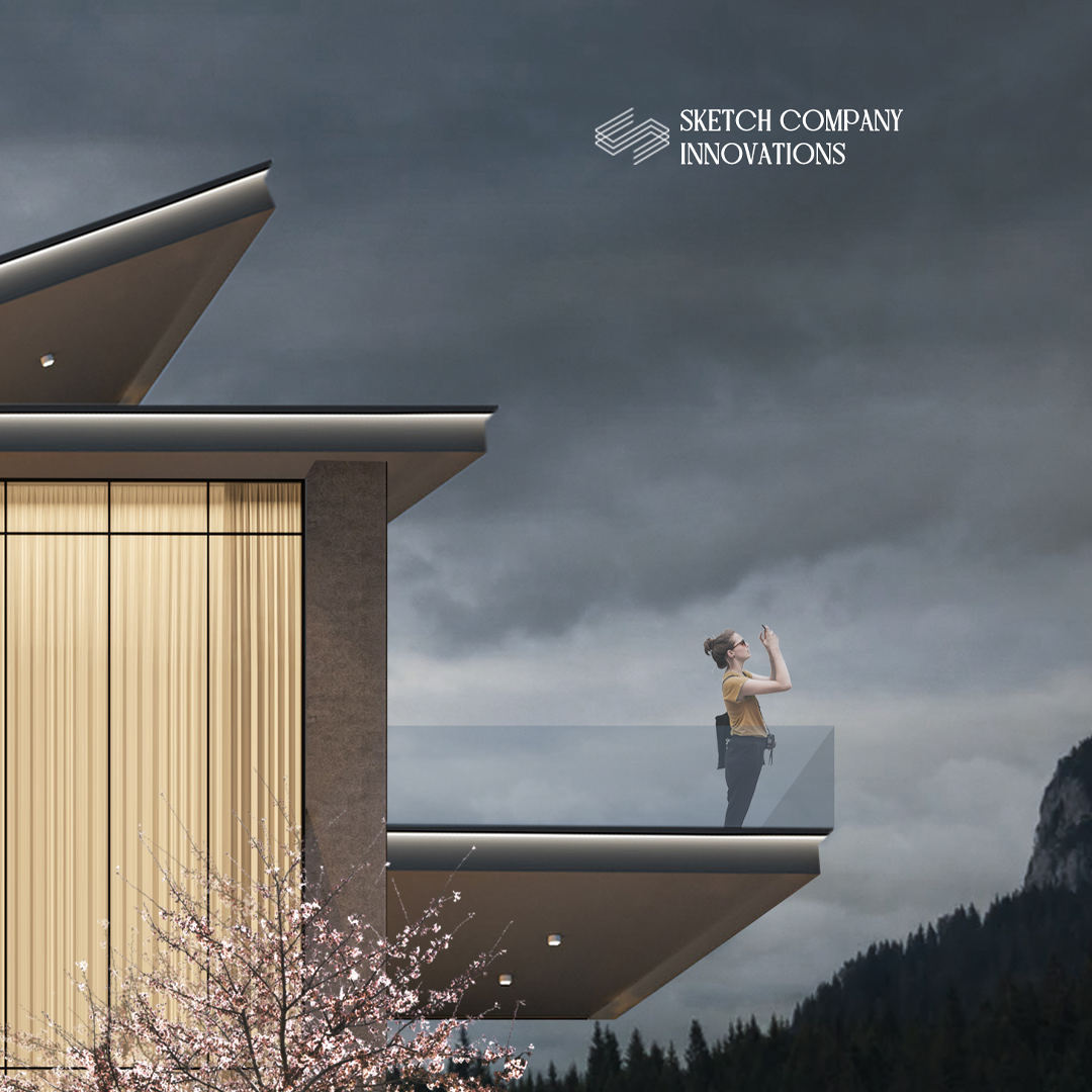 3ds max architecture exterior facade house Interior interior design  Render Villa visualization