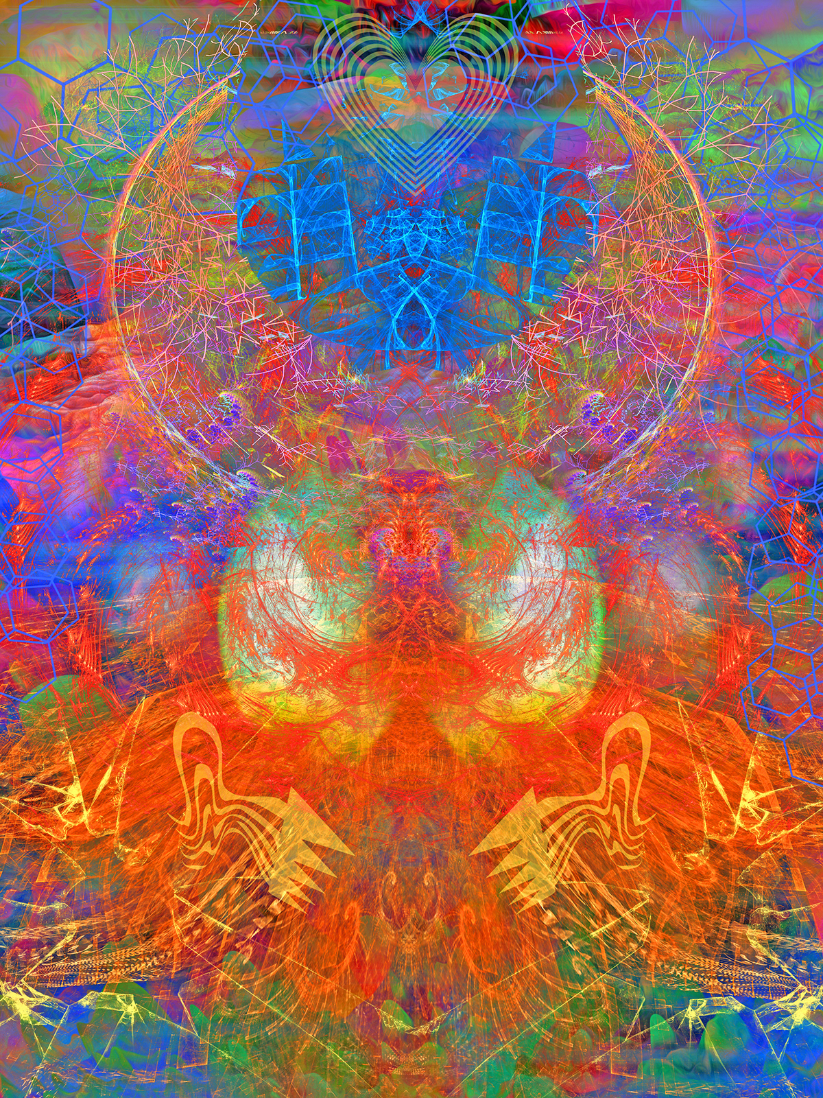 Digital Art  fractal fractals op art optical art psychedelic psychedelic art trippy visionary visionary art