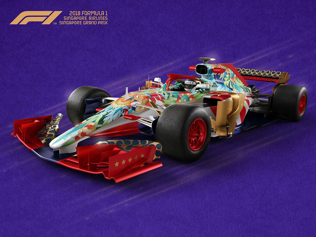 singapore f1 3D Racing formula one