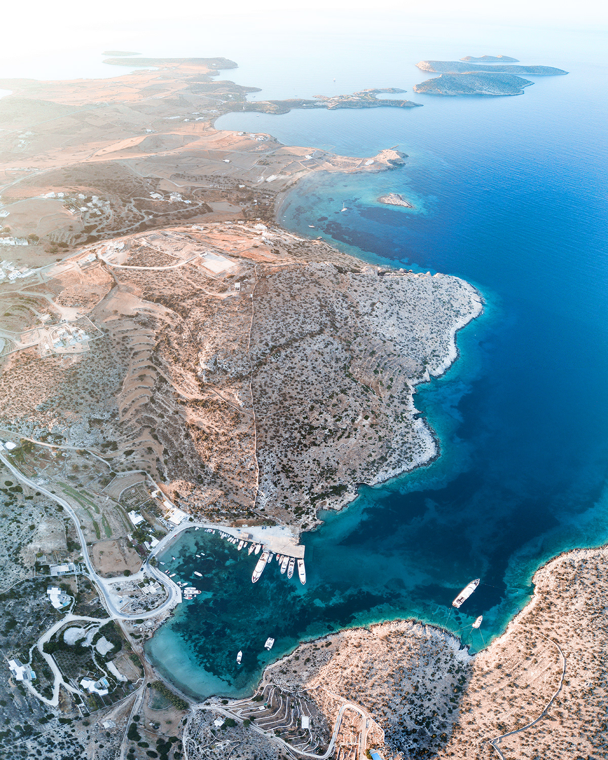 Greece aegean sea Ionian Sea drone Aerial Island corfu lemnos Paxos DJI