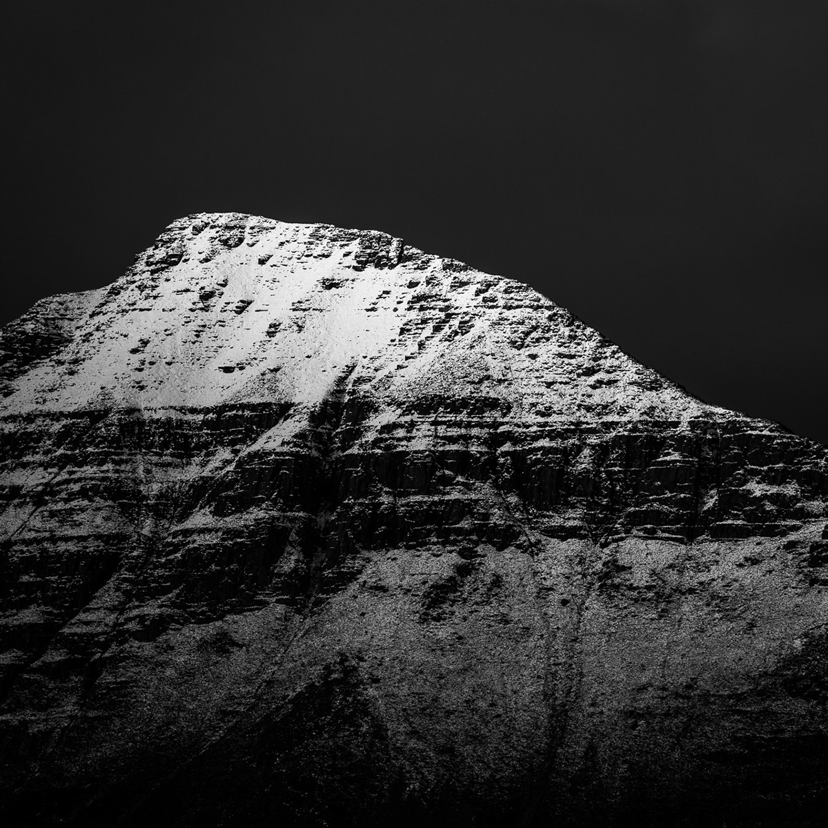 scotland Highlands monochrome mountain